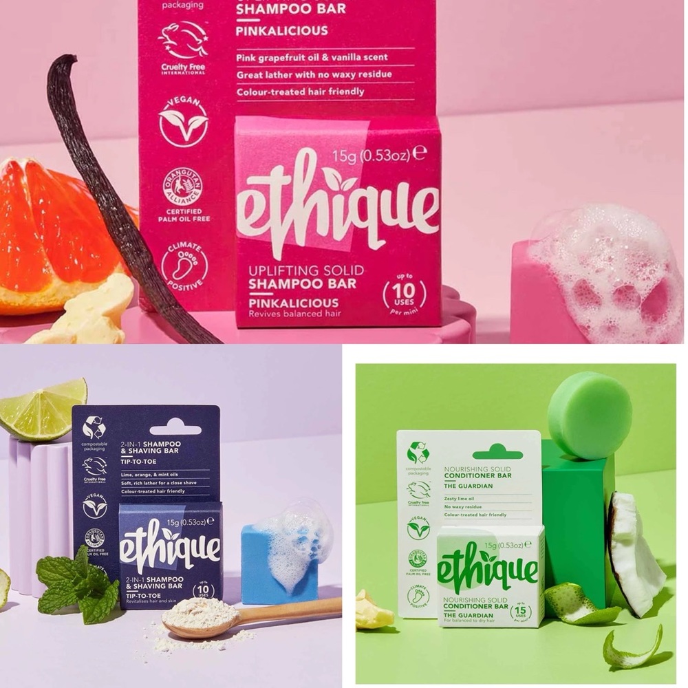 Ethique Discovery Hair Care for Balanced Hair with 3 products